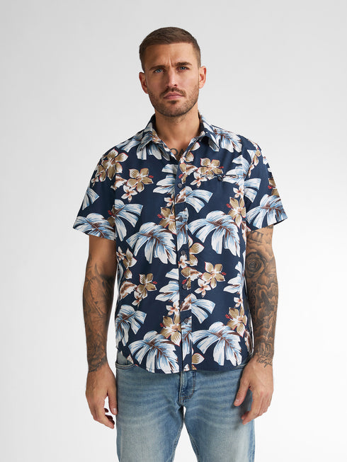 Petrol Short Sleeve Shirt M1050-SIS418